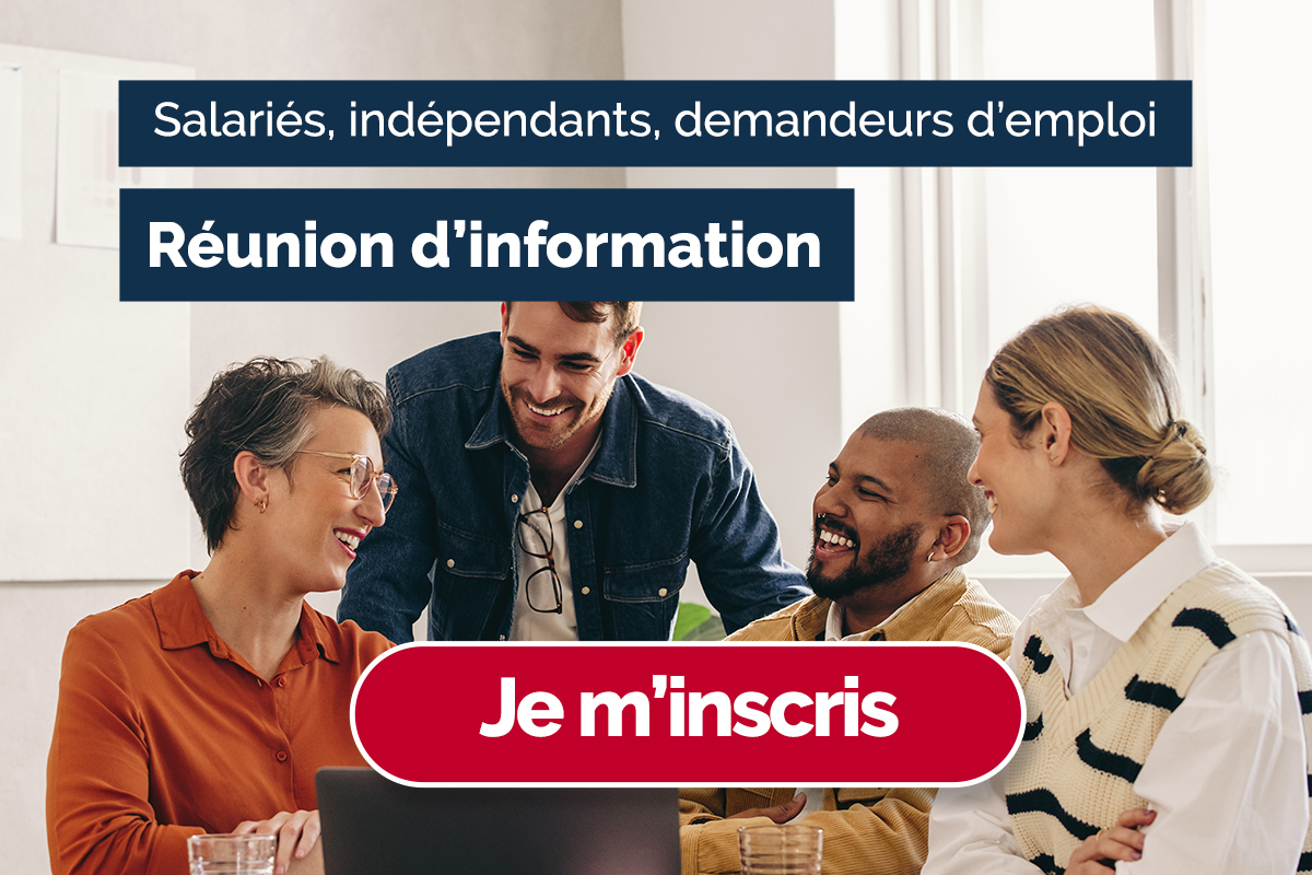 réunion d'information collective 18 septembre - salariés, indépendants, en recherche d'emploi - formation Cnam Grand Est