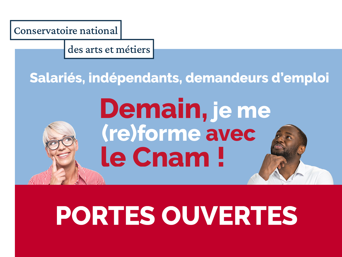 Portes ouvertes Cnam Grand Est 2025 – salariés demandeurs d’emploi indépendants
