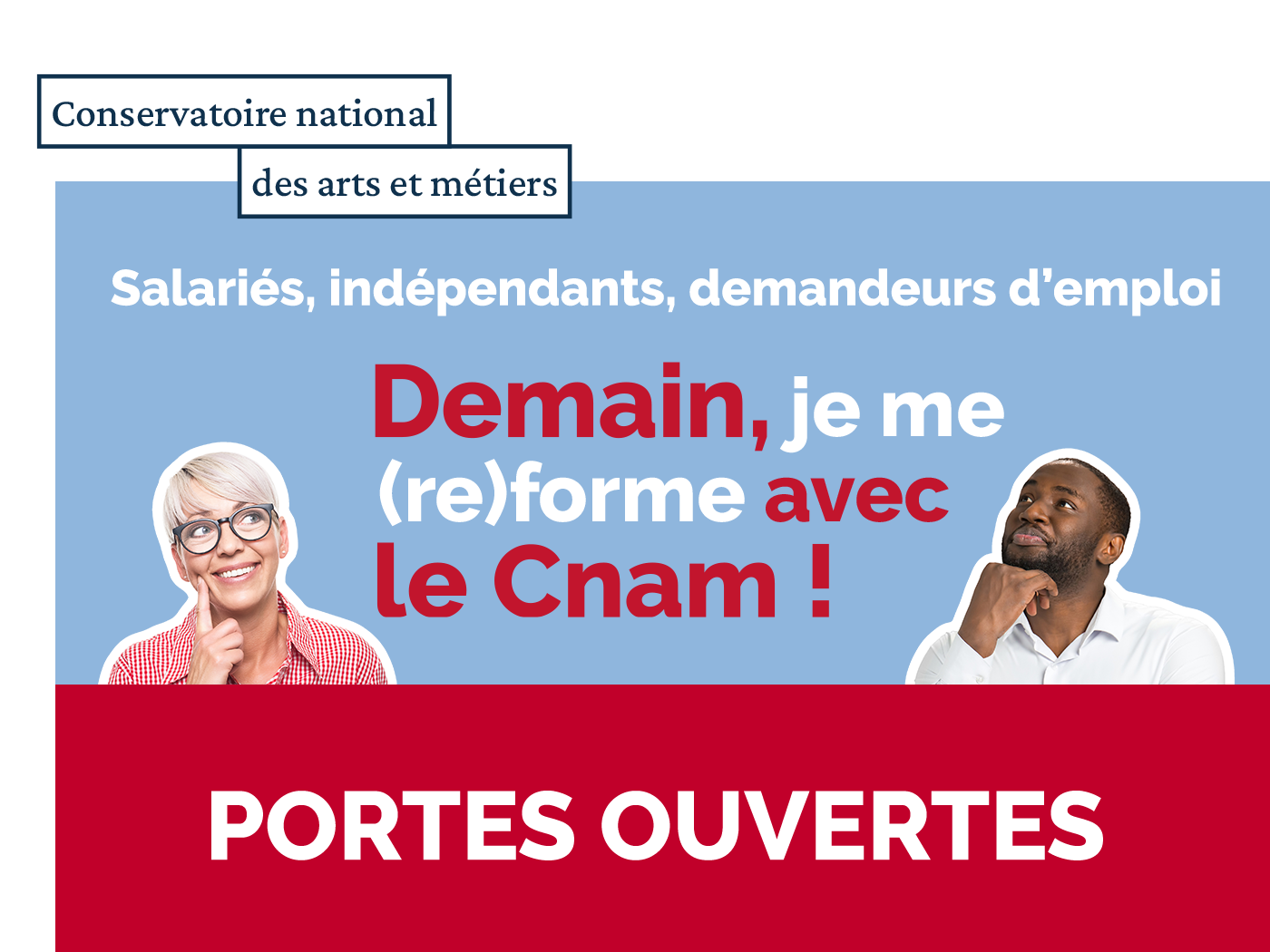 Portes ouvertes Cnam Grand Est juin 2026 – salariés demandeurs d’emploi indépendants